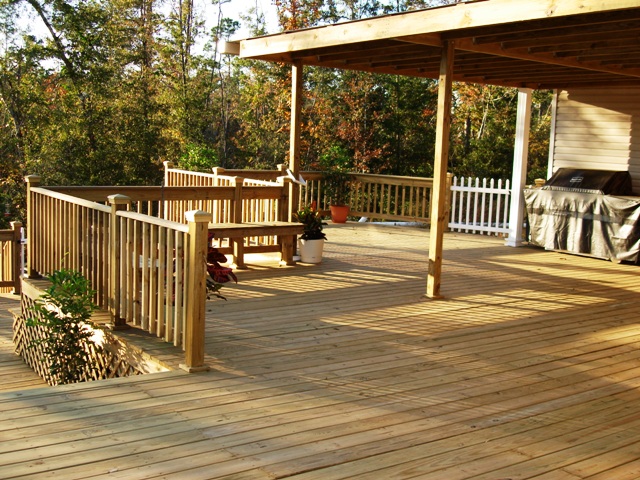 outdoor living area